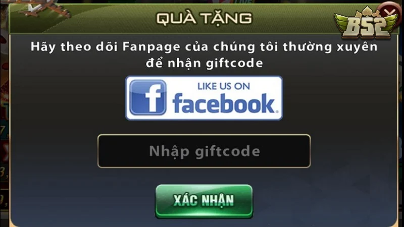 Nhận thông báo quà tặng được đăng tải qua trang chủ website