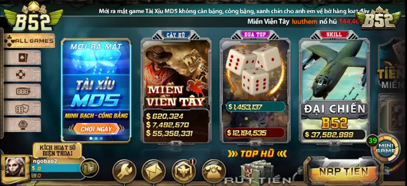 Chờ hệ thống xác thực để vào trang chủ và bắt đầu chơi